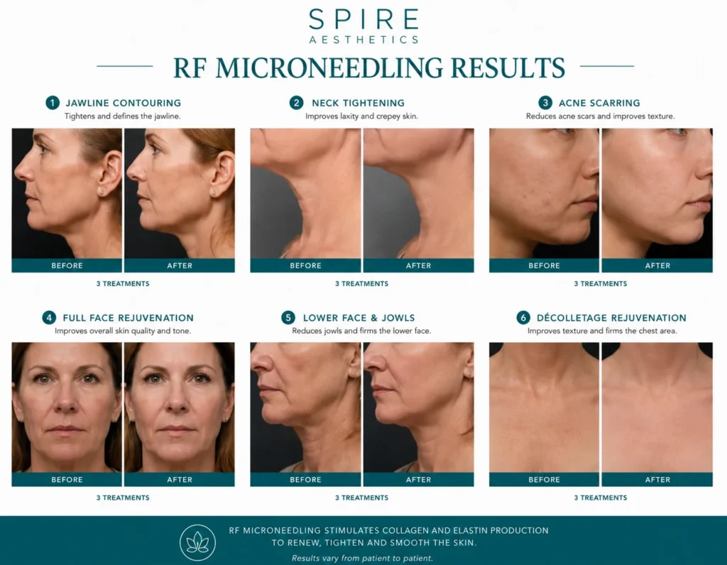 RF Microneedling Skin tightening Southsea results